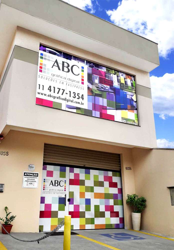 Fachada da ABC Gráfica Digital em Santo André